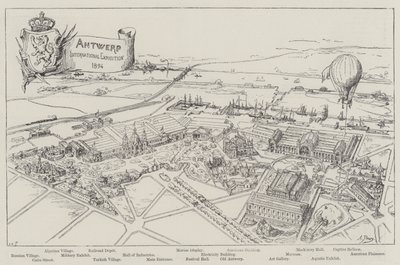 Antwerp International Exposition, 1894 by French School